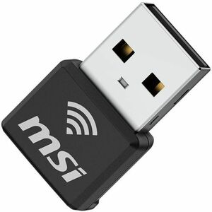 MSI GUAX18N IEEE 802.11 a/b/g/n/ac/ax Dual Band Wi-Fi Adapter for Computer, Notebook MSI GUAX18N IEEE 802.11 a/b/g/n/ac/ax Dual Band Wi-Fi Adapter for Computer, Notebook